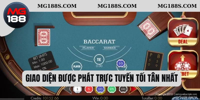 Baccarat Online - Tựa Game Bài Đáng Thử Nhất Năm 2025 3 Giao diện được phát trực tuyến tối tân nhất