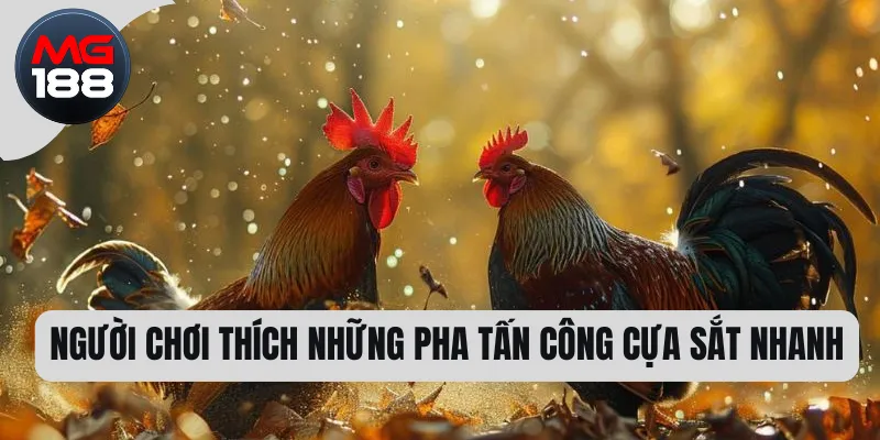 Người chơi thích những pha tấn công cựa sắt nhanh