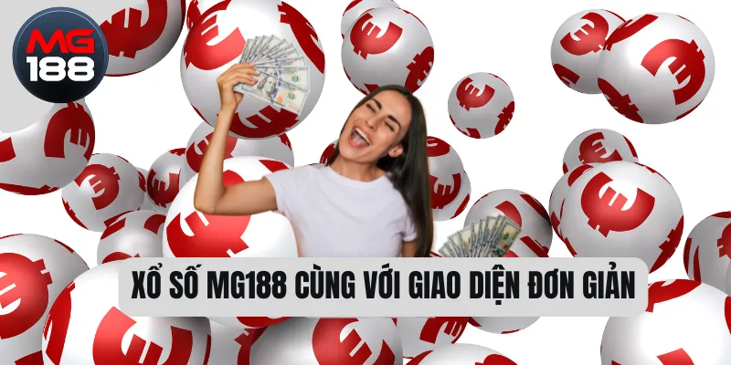 Xổ số MG188 cùng với giao diện đơn giản