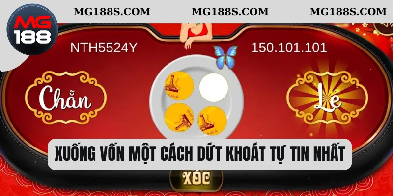 Xuống vốn một cách dứt khoát tự tin nhất 